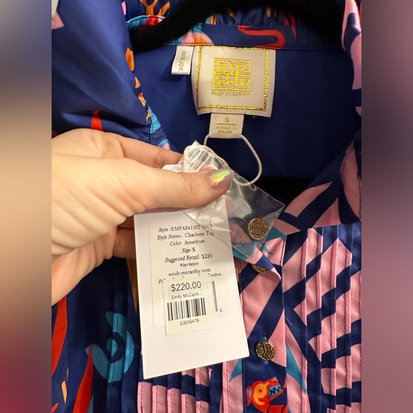 Emily McCarthy Charlotte Top Size Small NWT - Picture 4 of 4